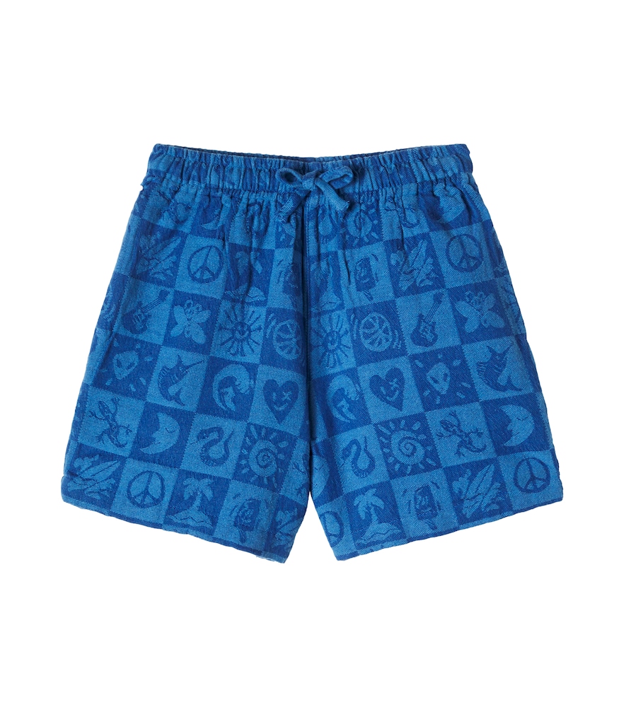 Arto checked cotton shorts