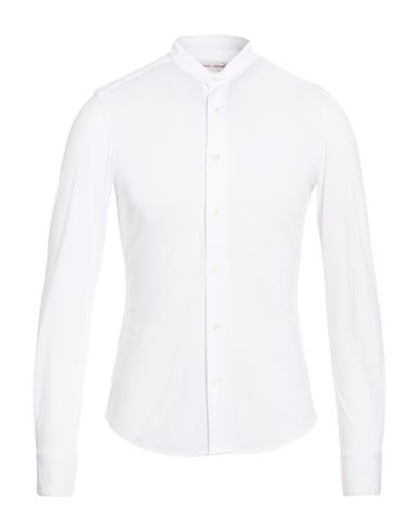Man Shirt White Size 15 Nylon, Elastane