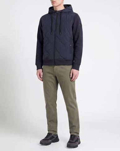 Man Jacket Navy Size S Cotton, Polyester