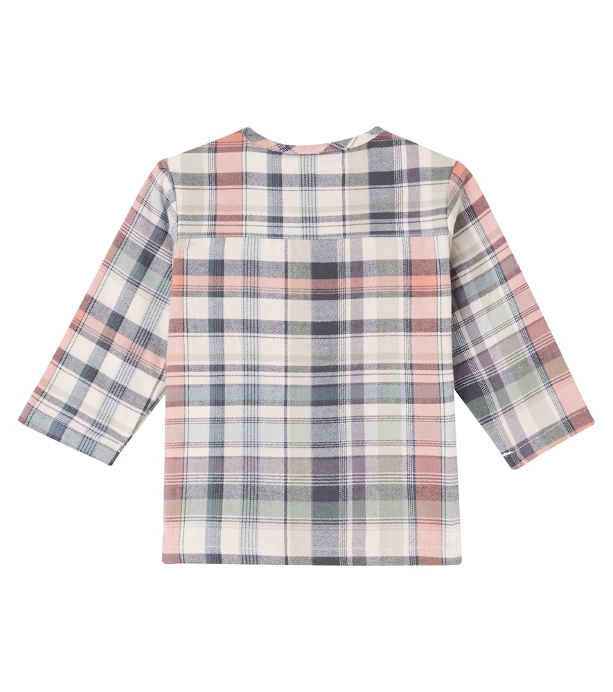Baby Shelby checked cotton shirt