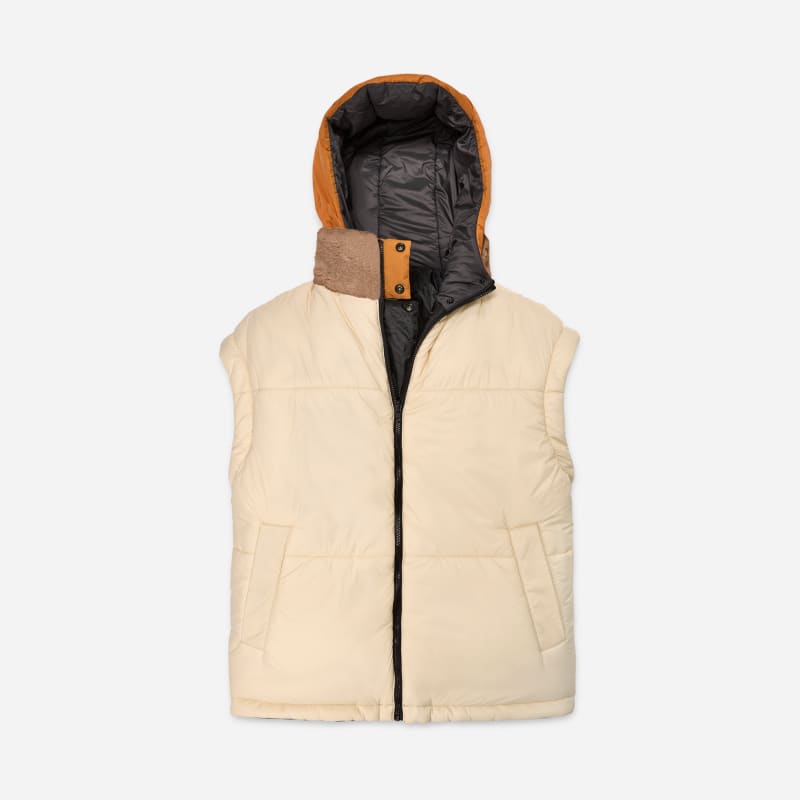 ® Kristian Conv Puffer Coat Nylon in Black/Cream