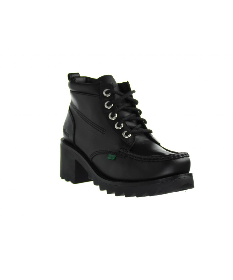 Kickers Klio Kick Hi Womens Black Boots Leather archived