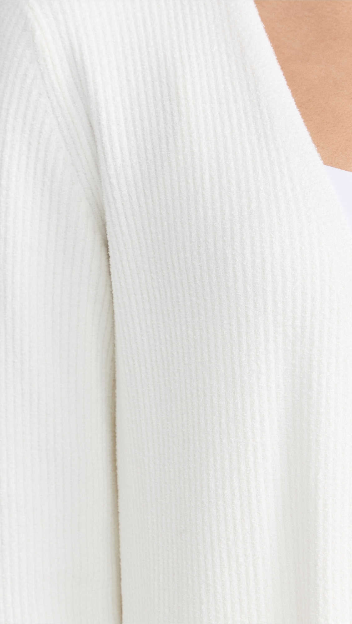 Cozy Chic Ultra Lite Long Cardigan Pearl
