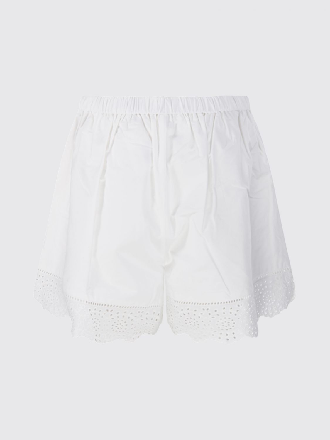 Greta Eyelet Hem Shorts