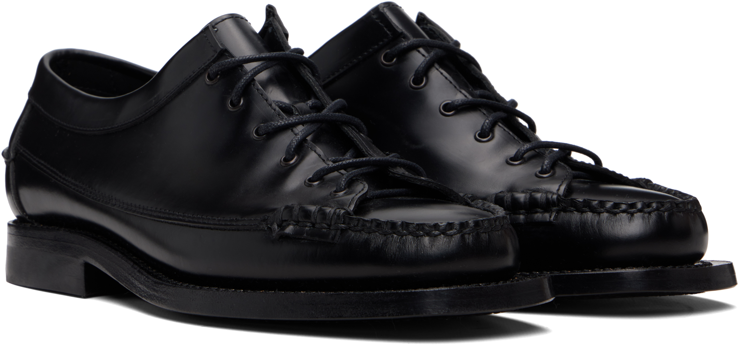 Black Priego Squared Derbys
