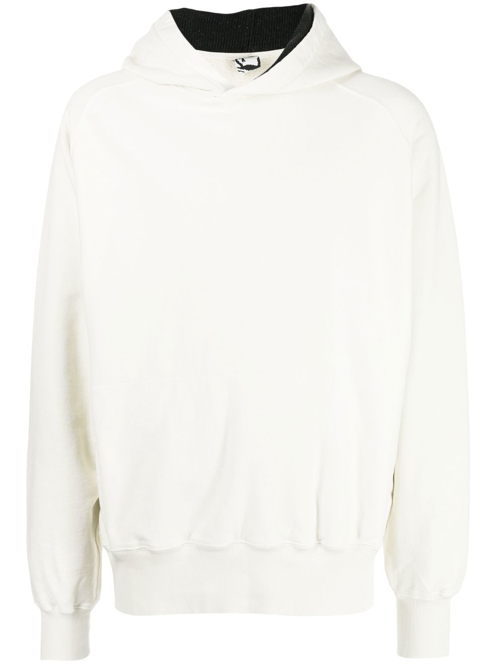 Compass crew-neck hoodie - White
