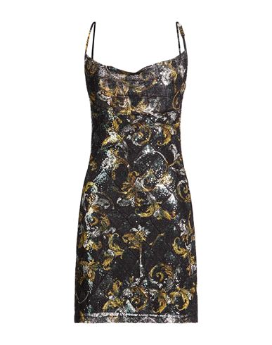 Woman Mini dress Black Size 0 Polyester, Elastane