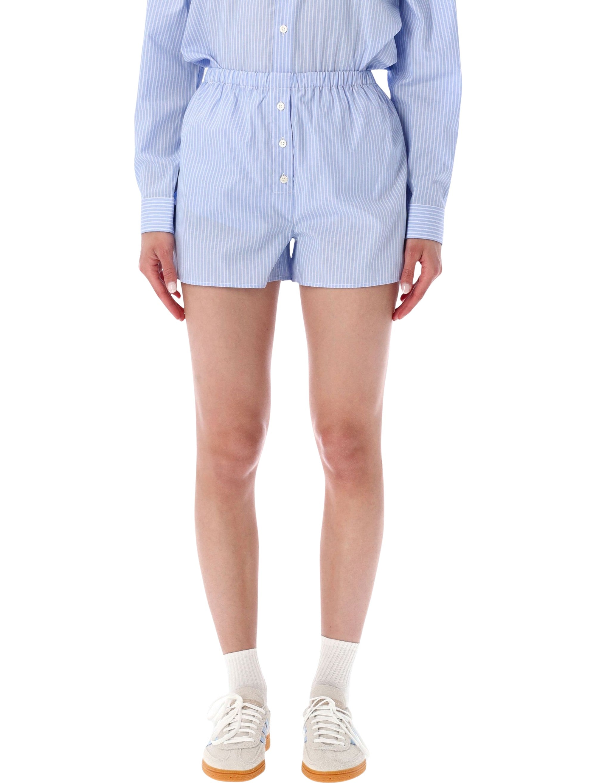 Sporty Mini Stripe Shorts for Women