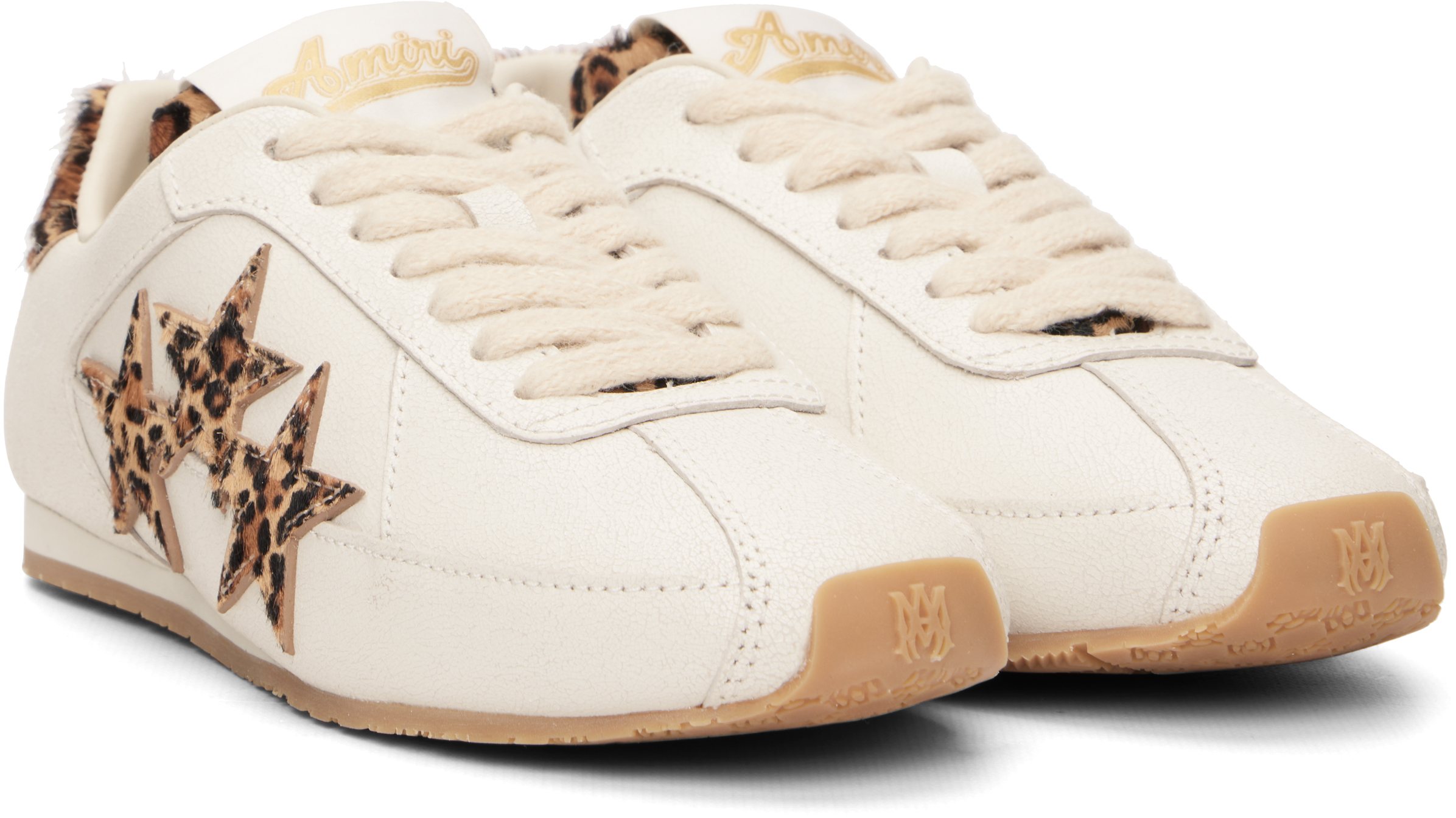 Off-White Leopard Pacific Flat Sneakers