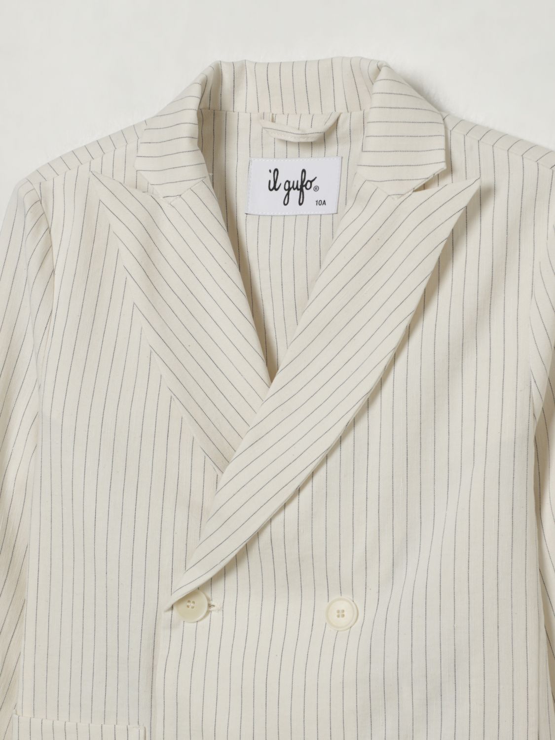 Striped blazer - Neutrals