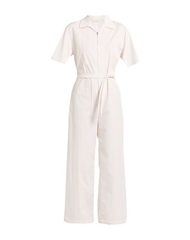 Easy Woman Jumpsuit Ivory Size 6 Cotton, Polyamide, Elastane