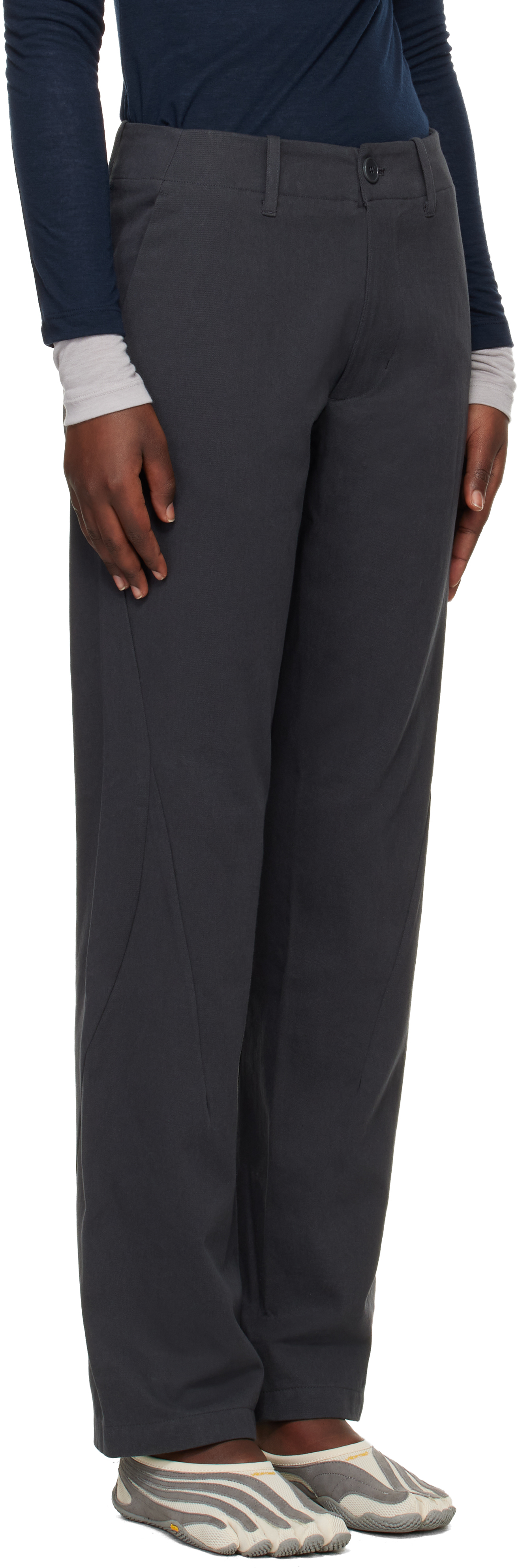 Gray Stream Trousers