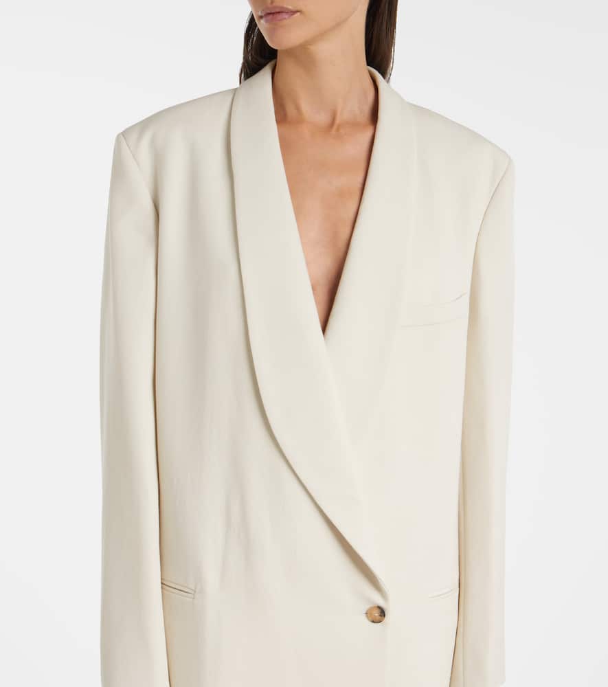 Evelyn double-breasted wool coat
