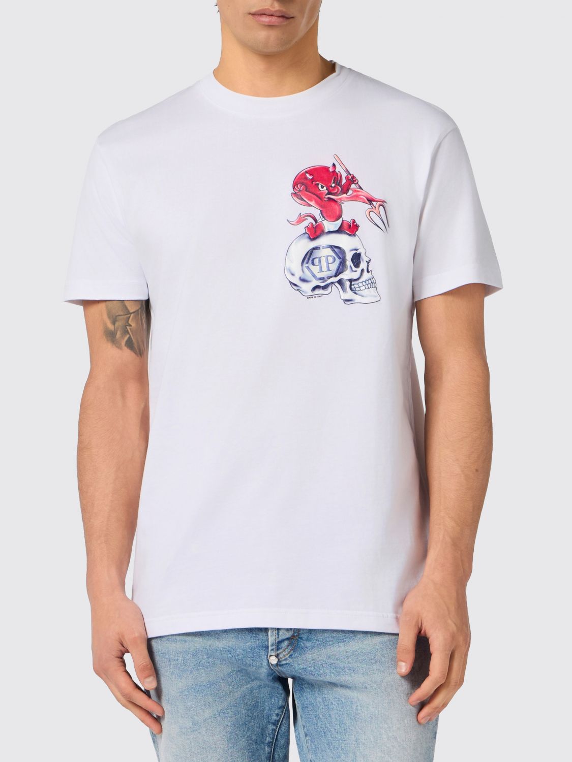 T-Shirt Men color White