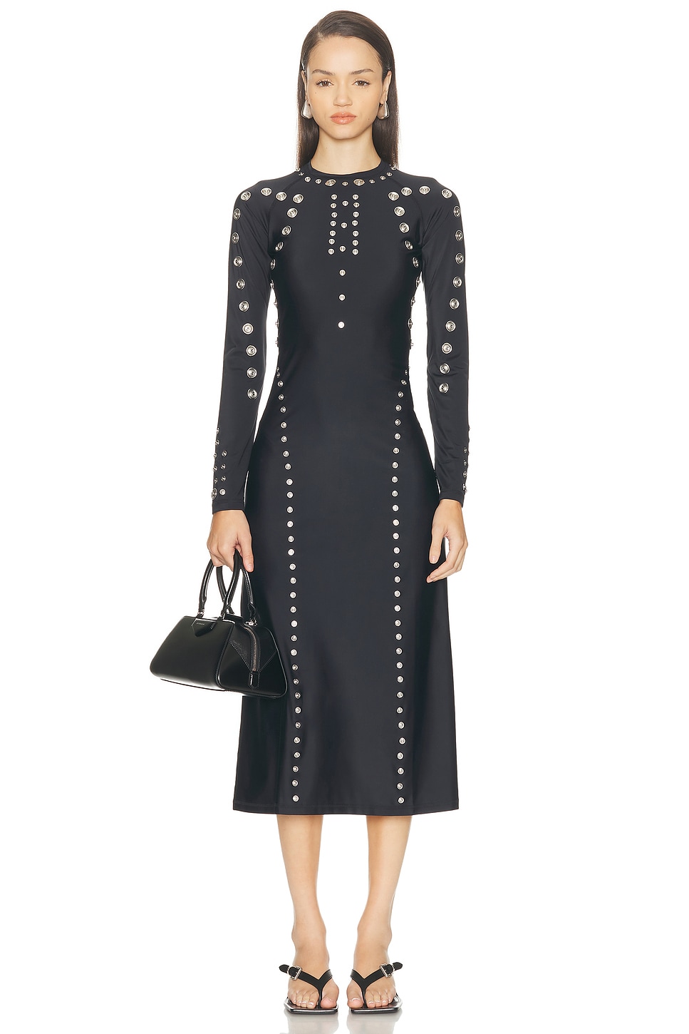 Coperni Snap Dress in Black - Black.  S also in