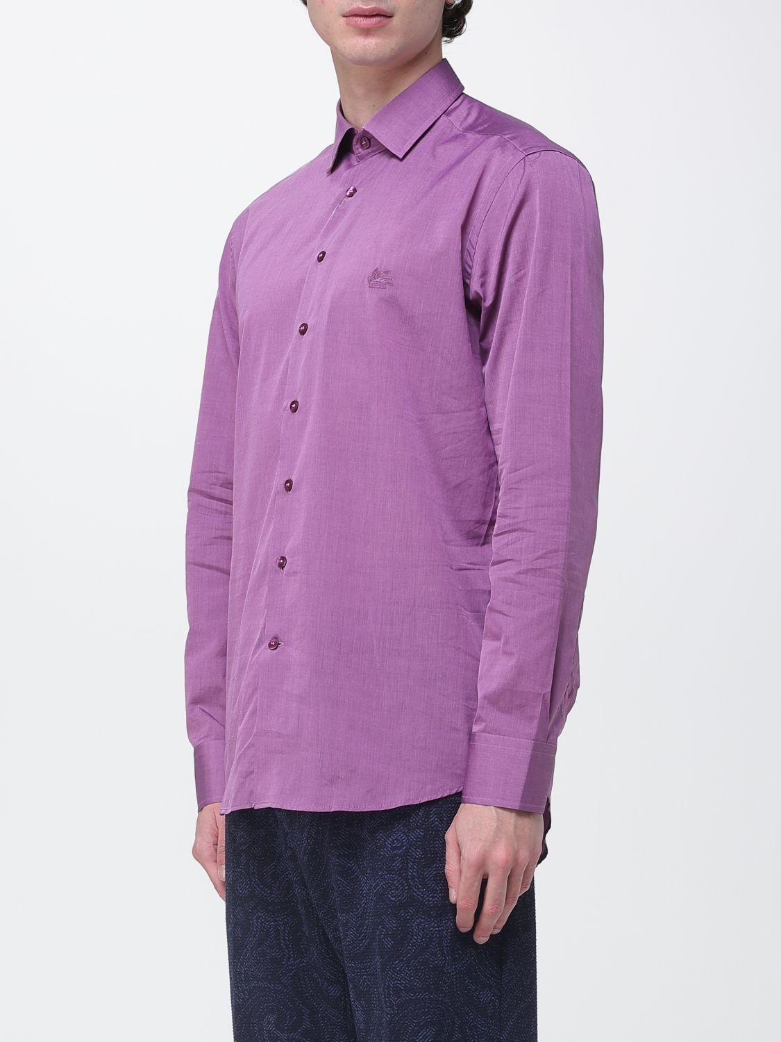 Shirt ETRO Men color Blue