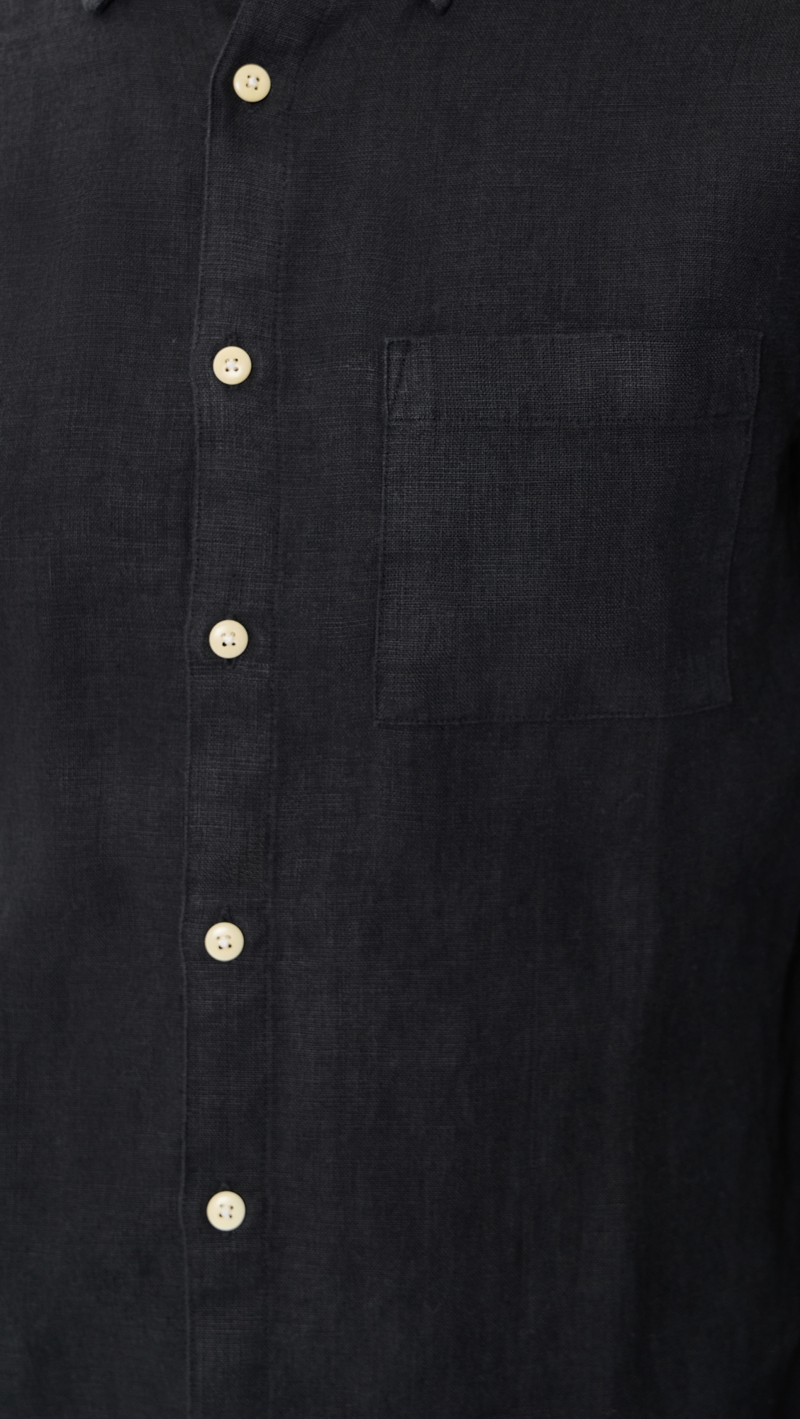 Linen Playa Button Down Shirt Night