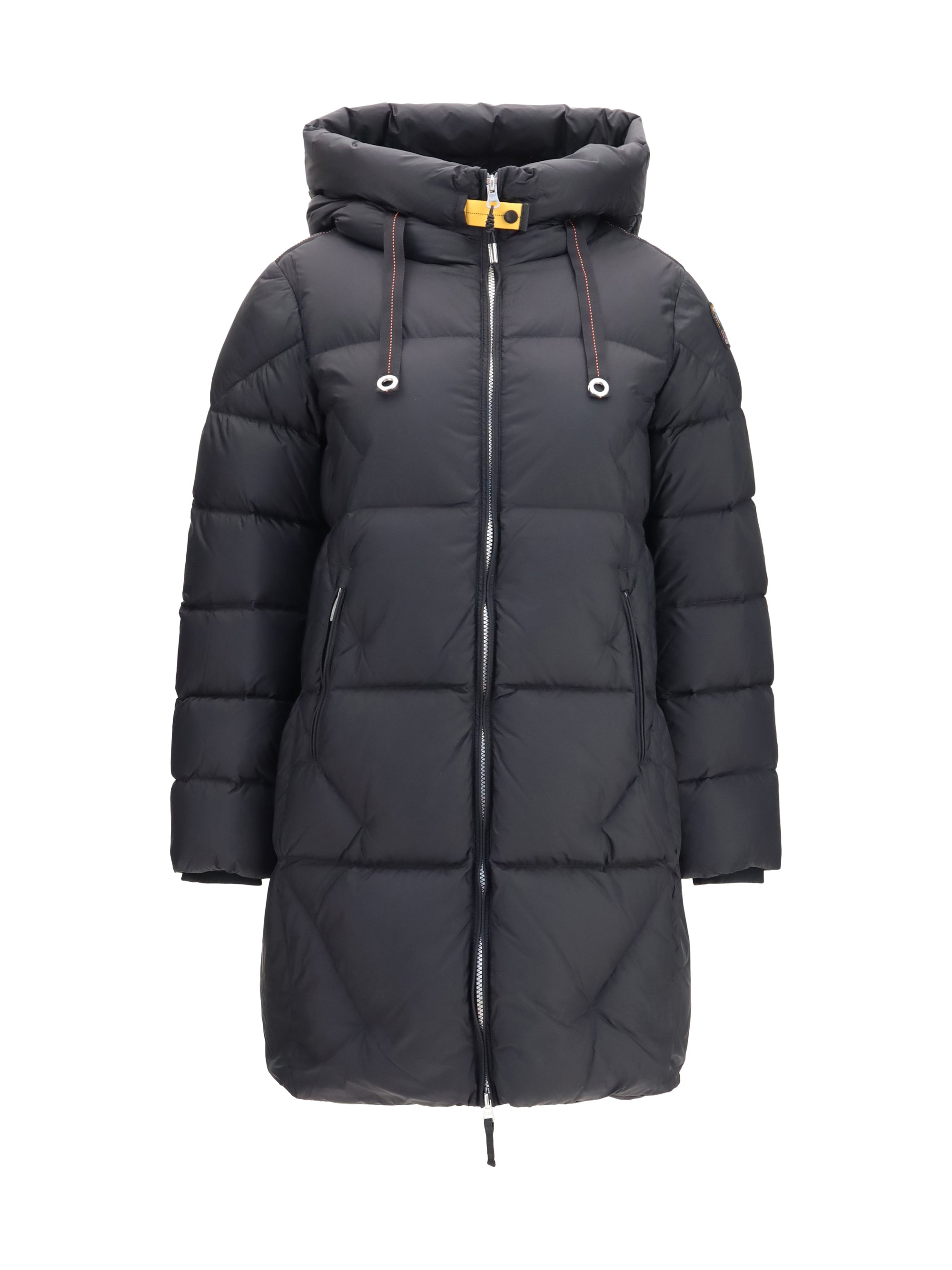 Down Coat — Black