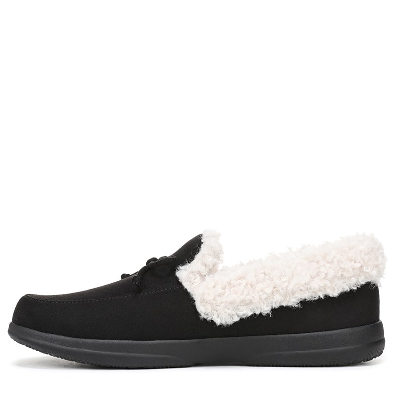 Women's Claribel Slipper Shoes (Black Microfiber)