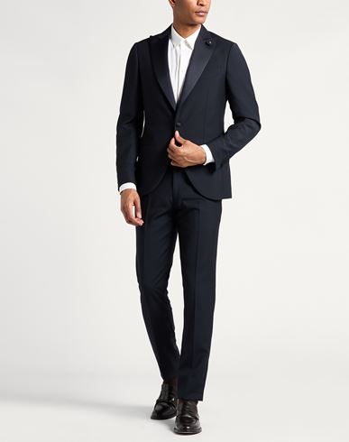 Man Suit Midnight blue Size 36 Wool