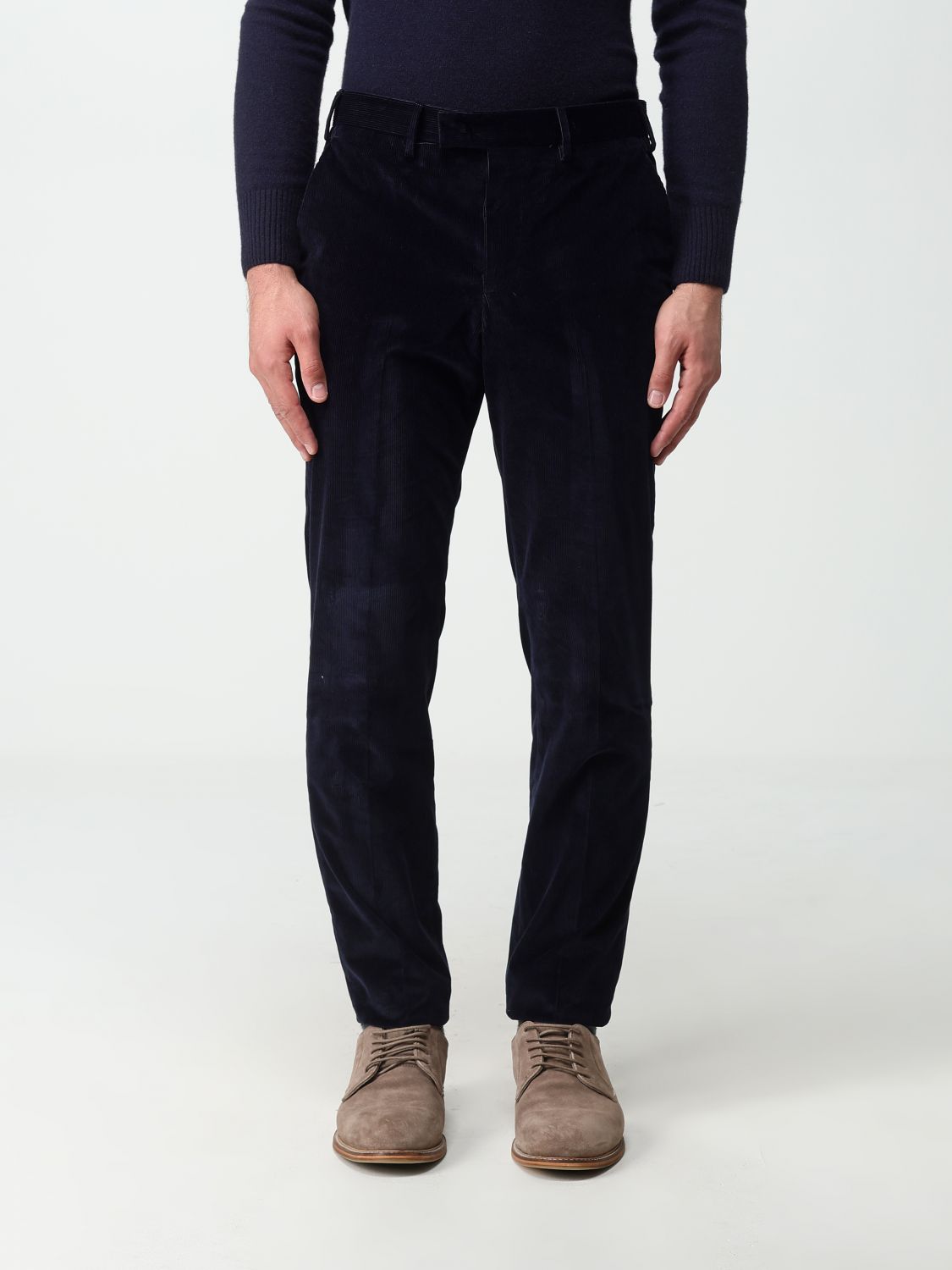 Pants Men color Blue