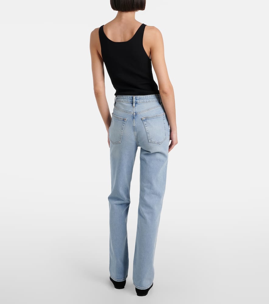 Ruler high-rise straight jeans