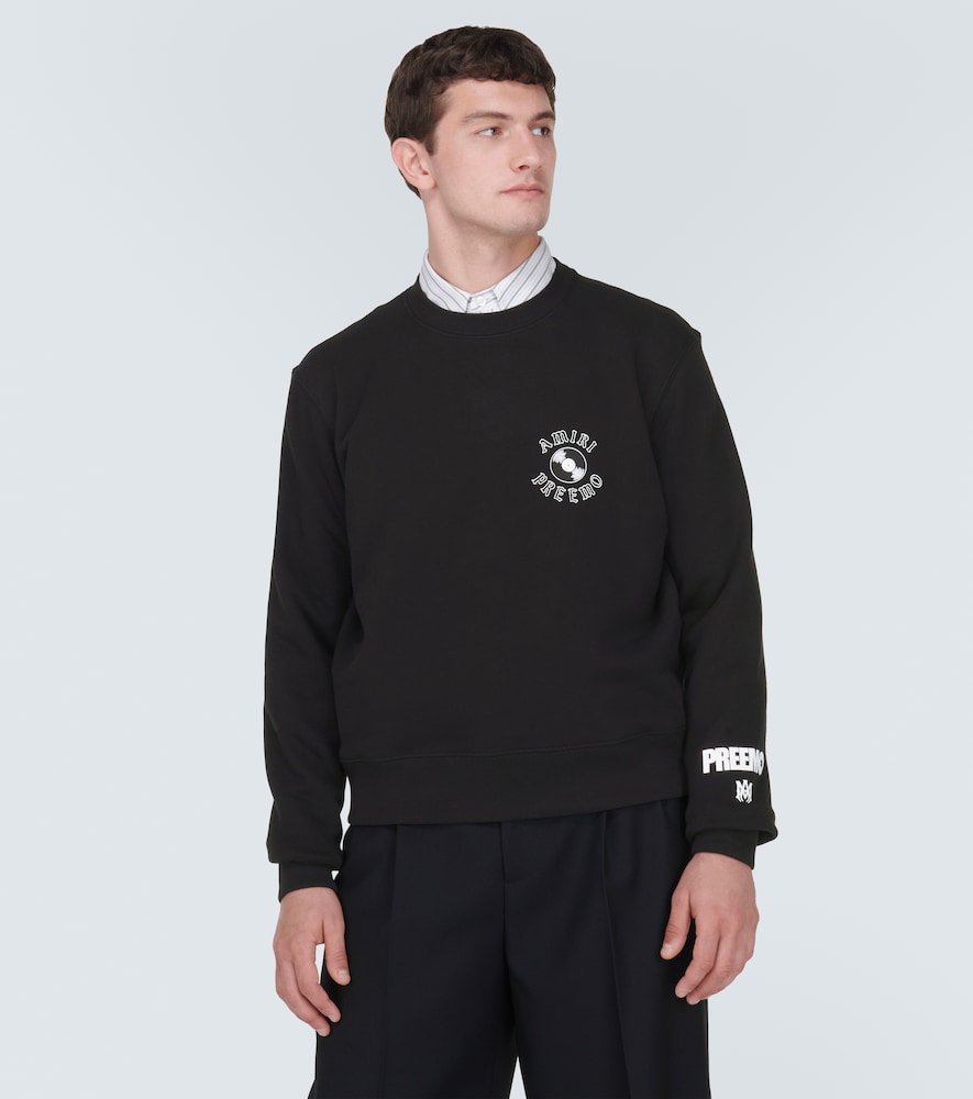 Printed cotton jersey sweatshirt