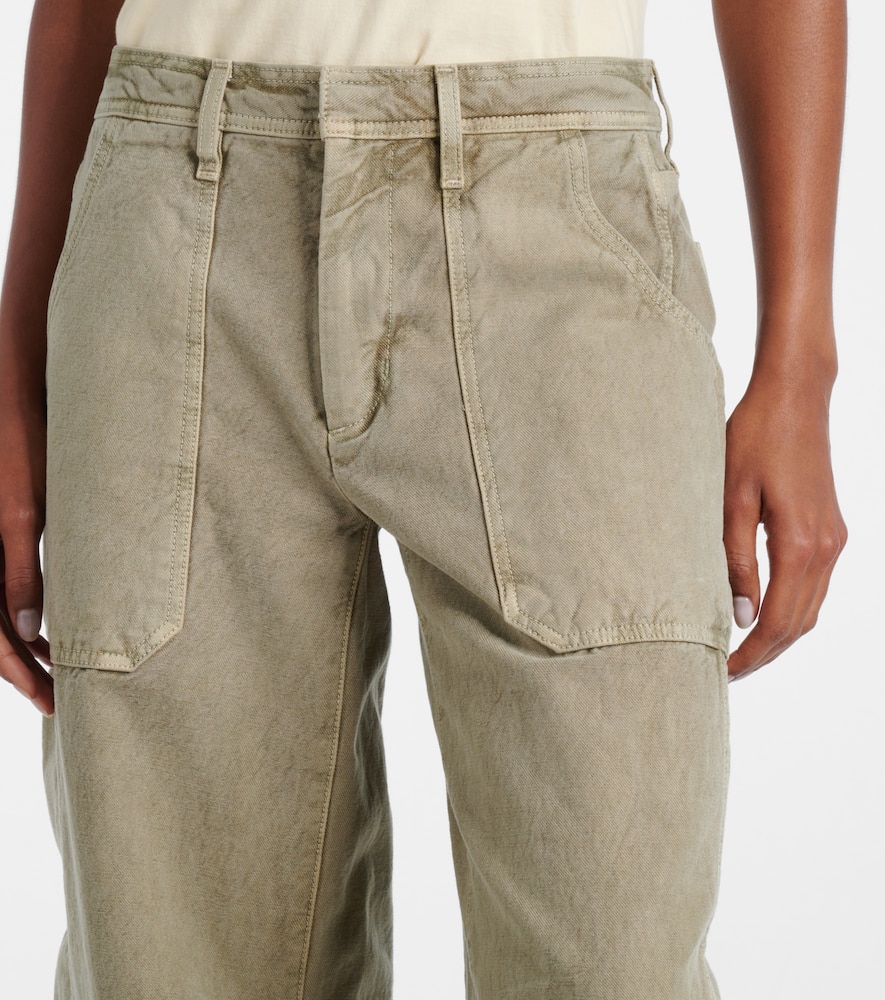 Rookie cotton barrel-leg cargo pants
