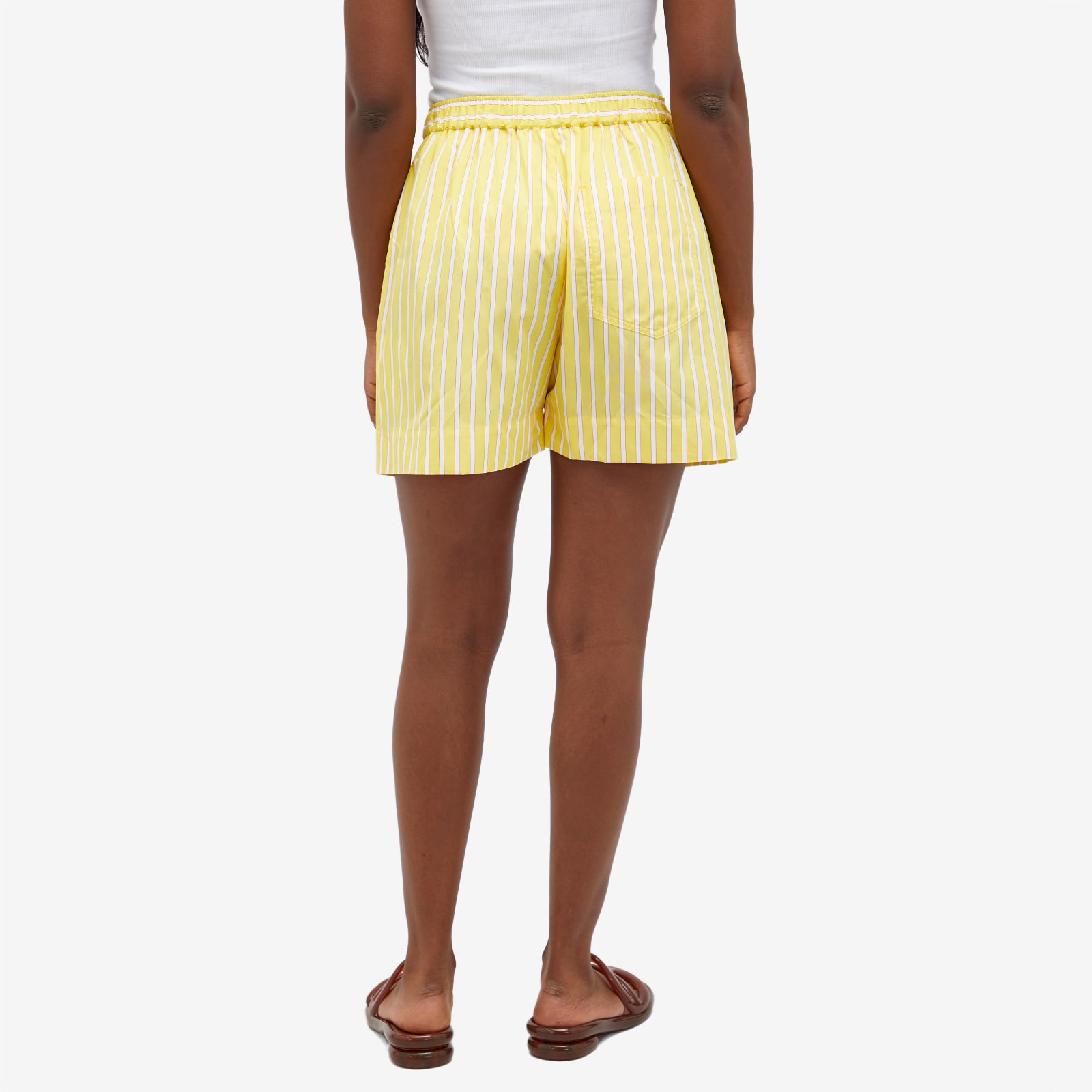 Women's Zia Shorts in Yellow Melon Stripe