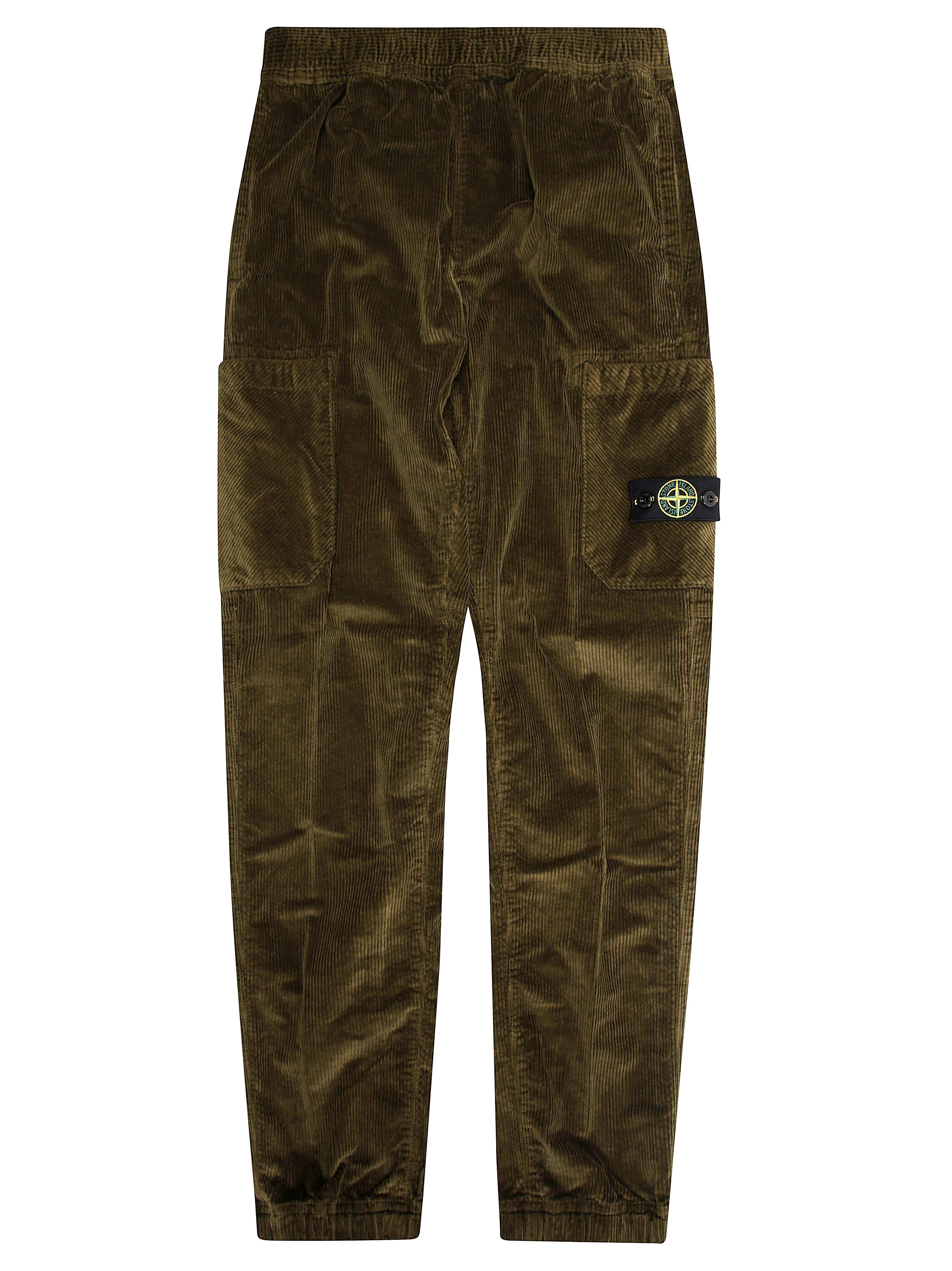 Cargo Corduroy Trousers with Front Pockets