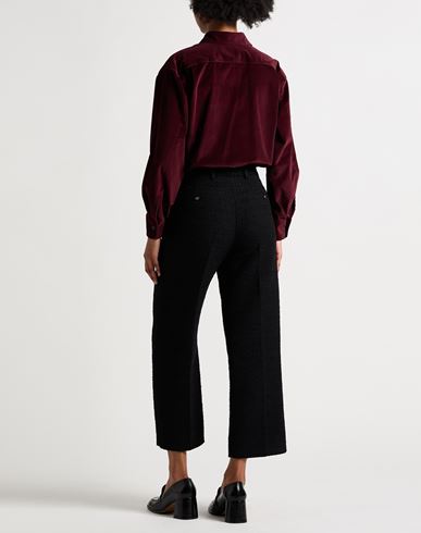 Woman Bodysuit Burgundy Size 4 Cotton, Elastane