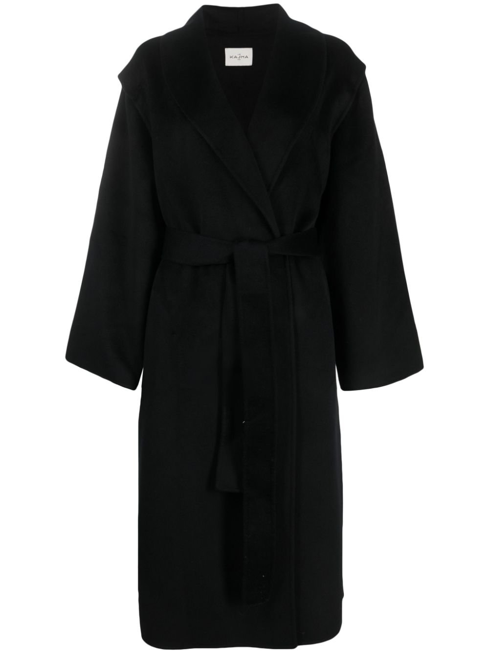 Soura cashmere coat - Black