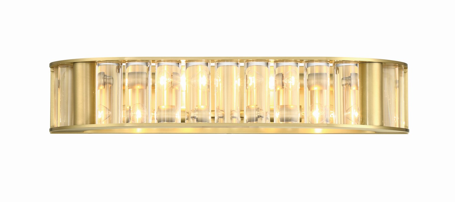 Farris 4-Light Bathroom Vanity Light in Aged Bra