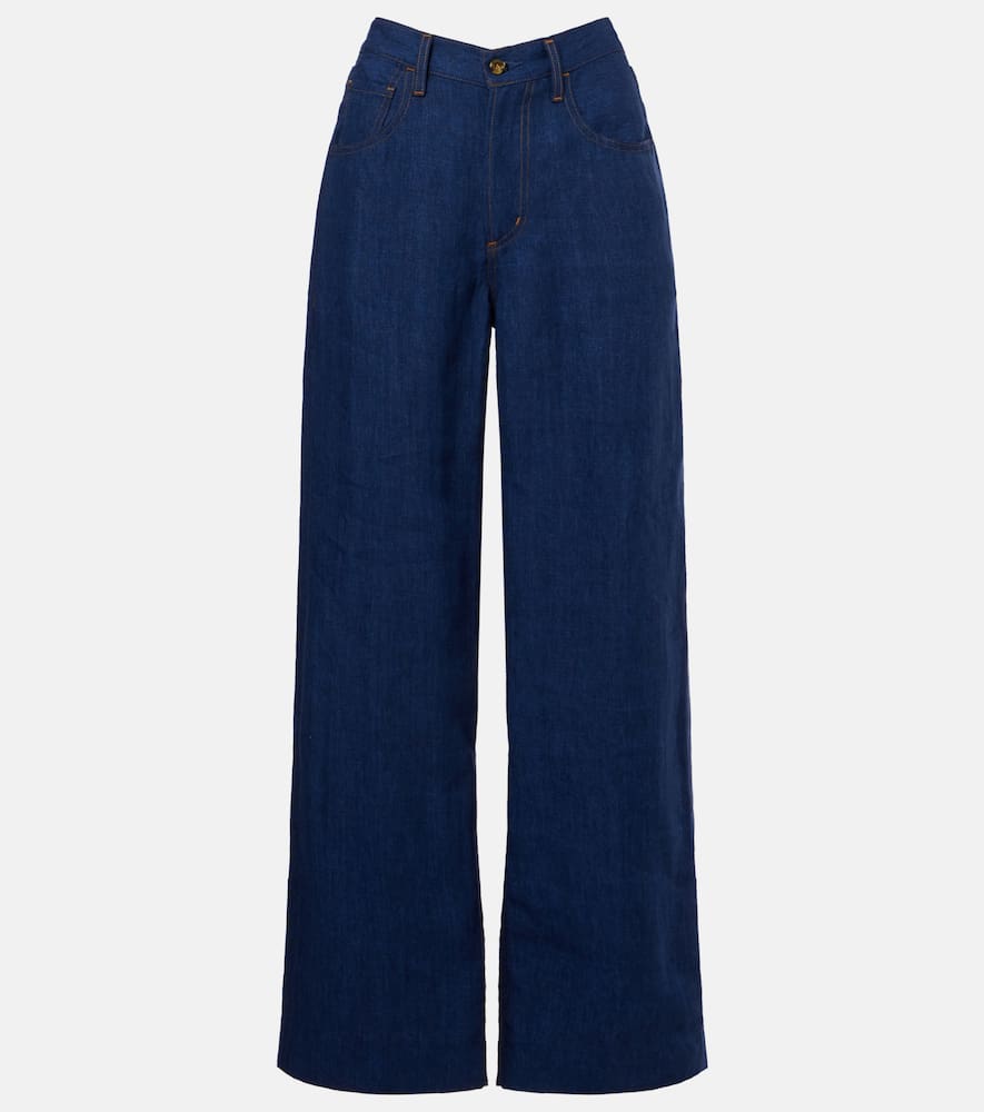 X Argent Ayla mid-rise wide-leg jeans