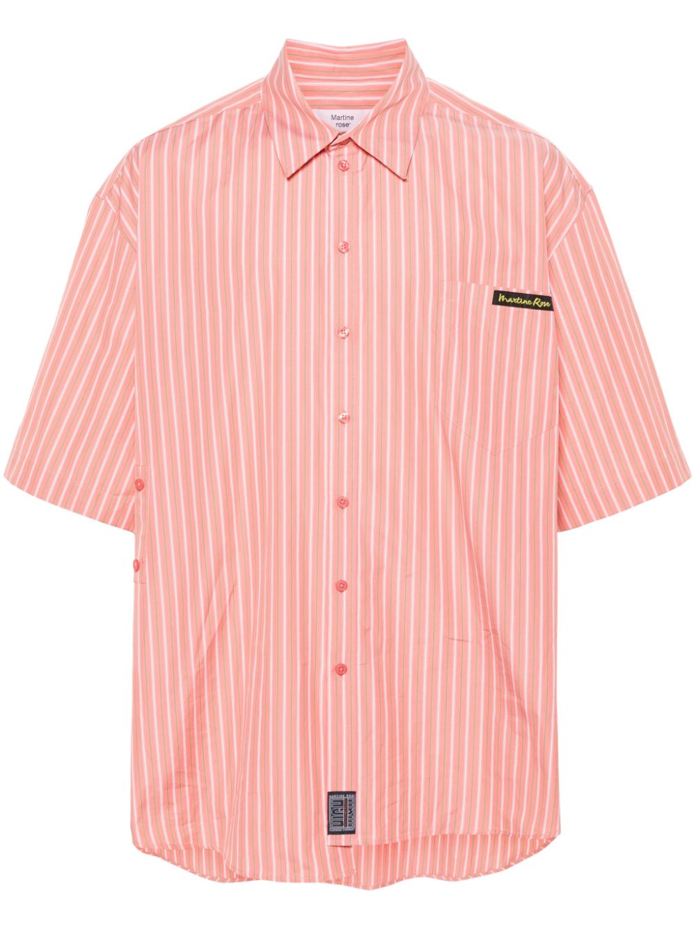 Striped bowling shirt - Pink
