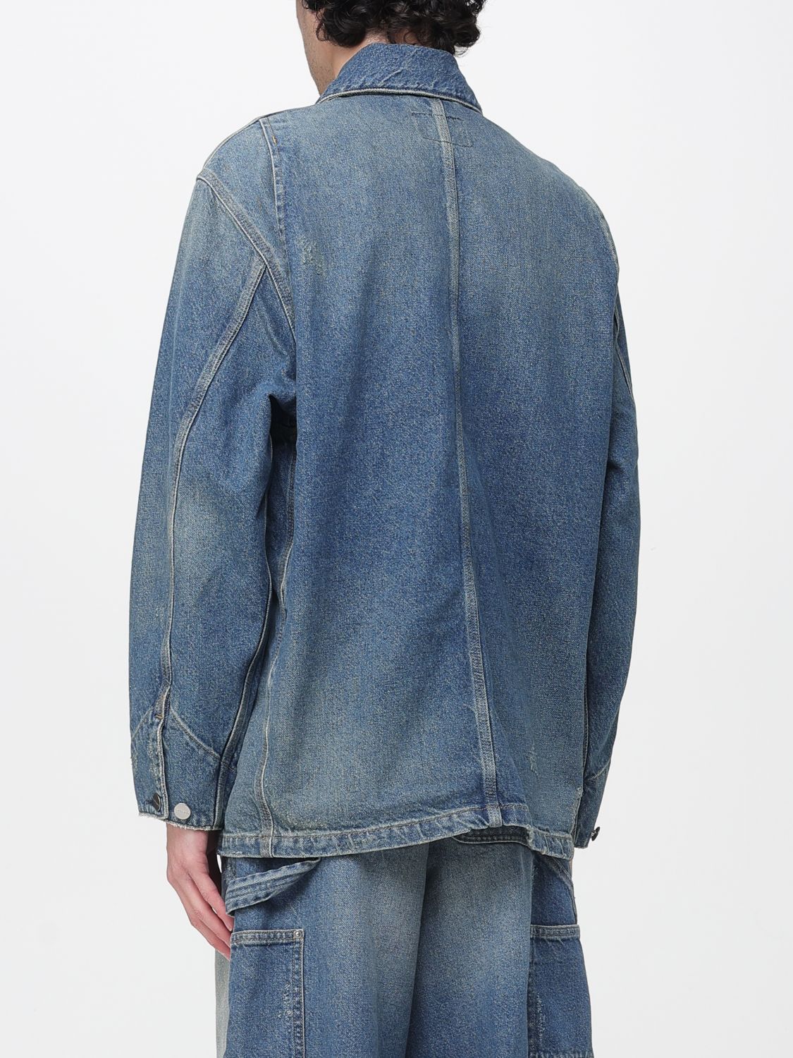 Jacket Men color Denim