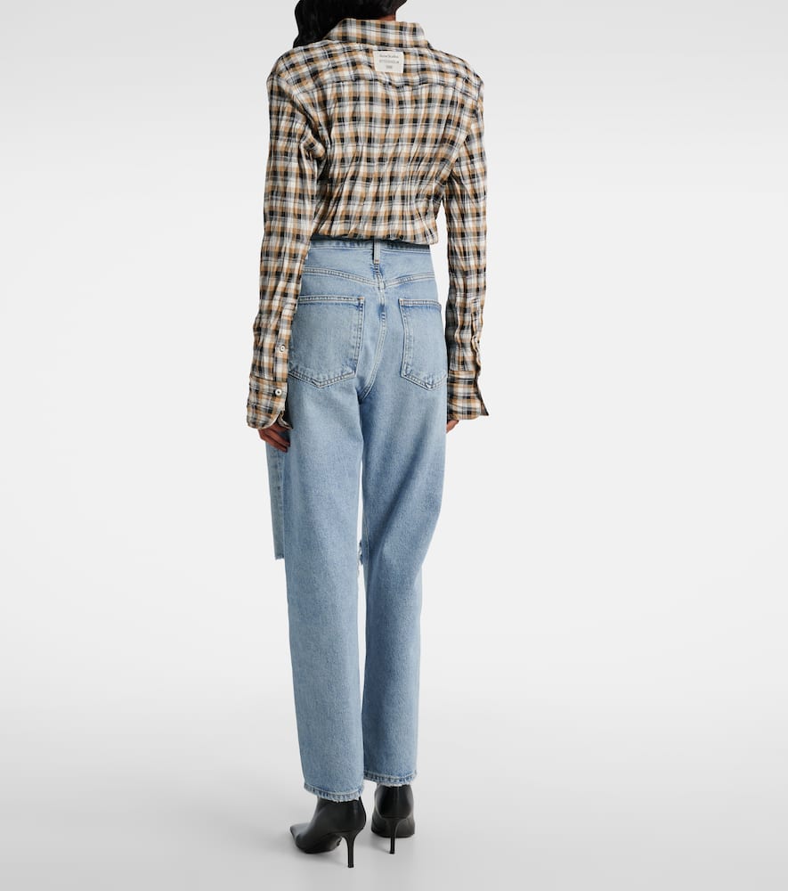 ‘90s mid-rise straight jeans