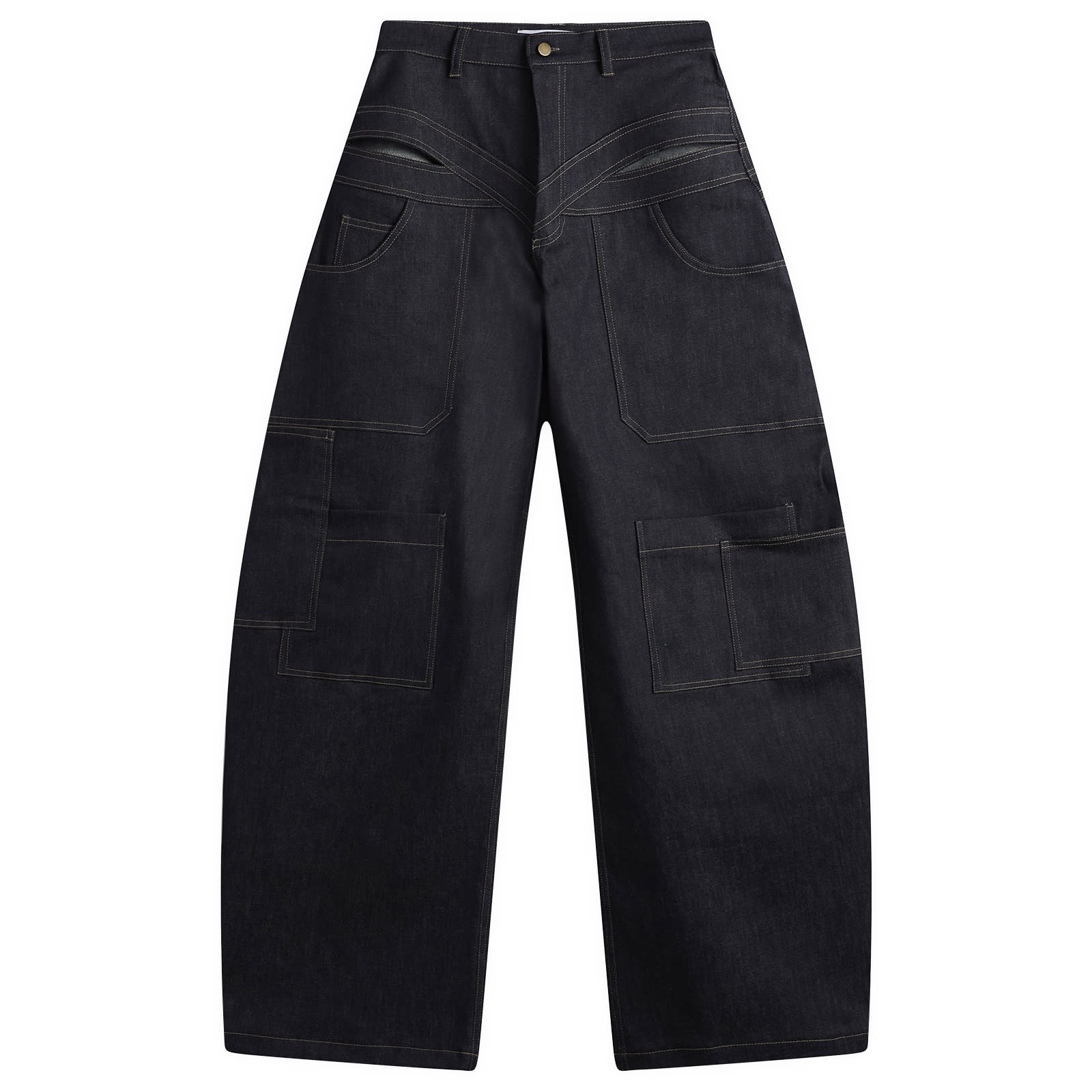 Women's Banana Pants In Denim Navy