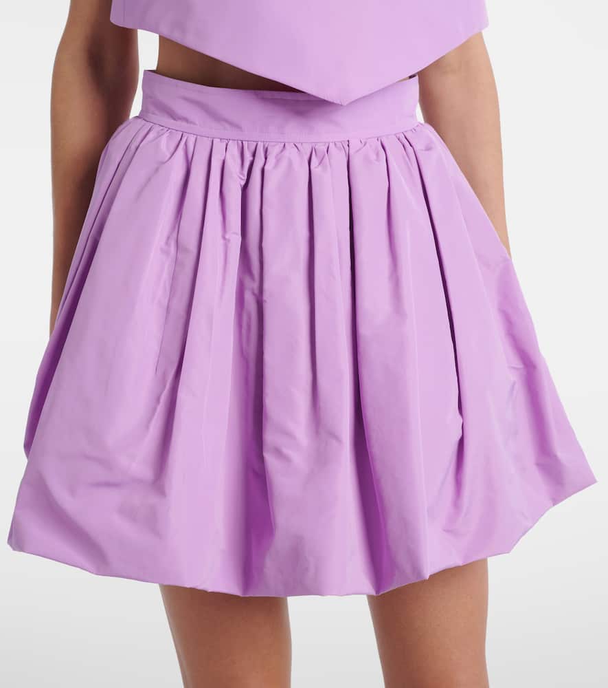 Gathered miniskirt