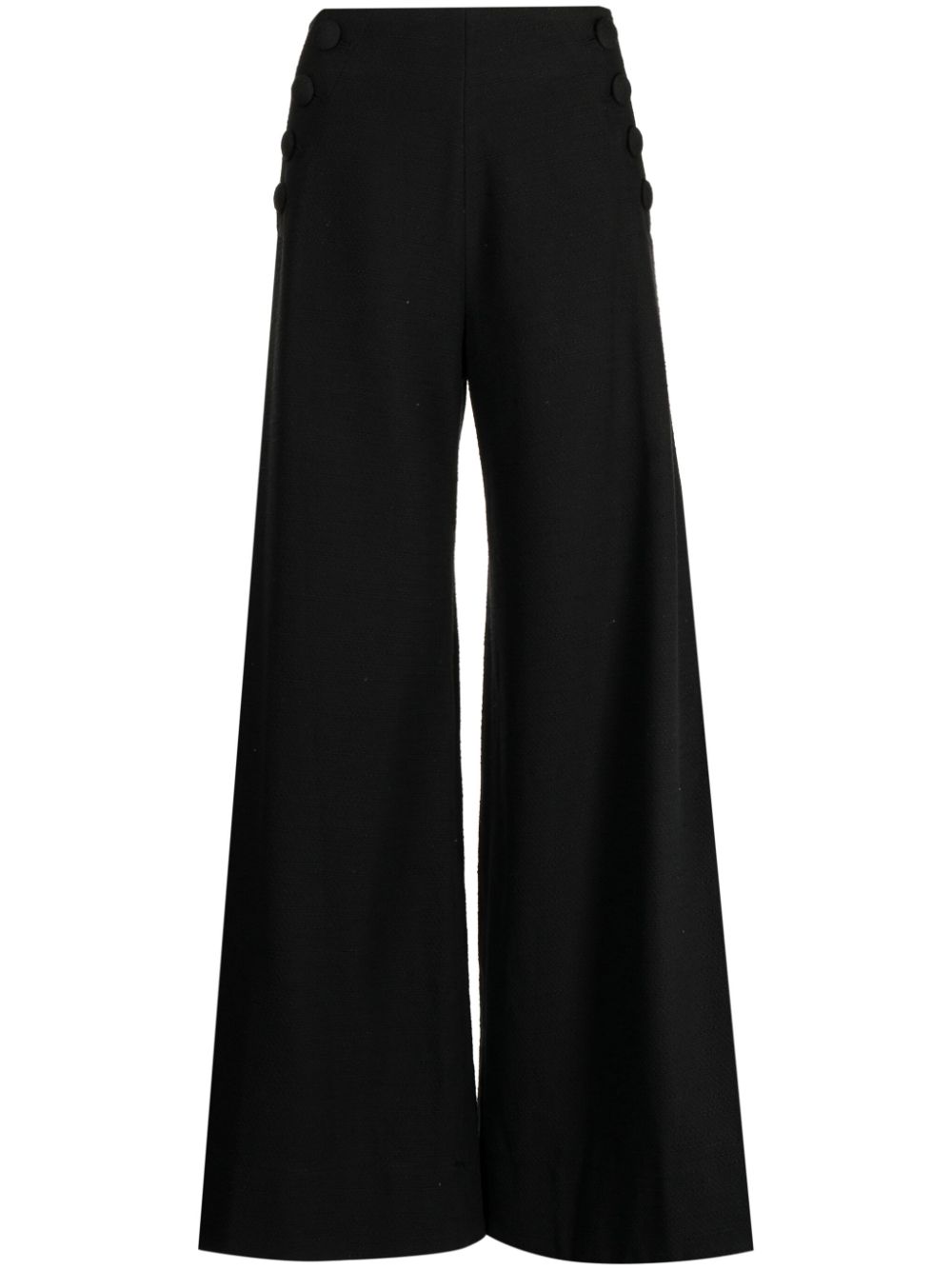 Sailor cotton-blend trousers - White