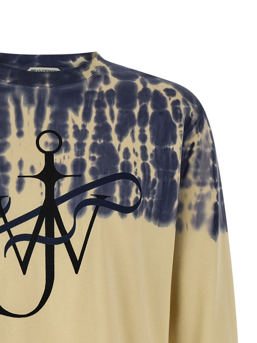 JW Anderson - anchor ribbon graphic long sleeve t shirt