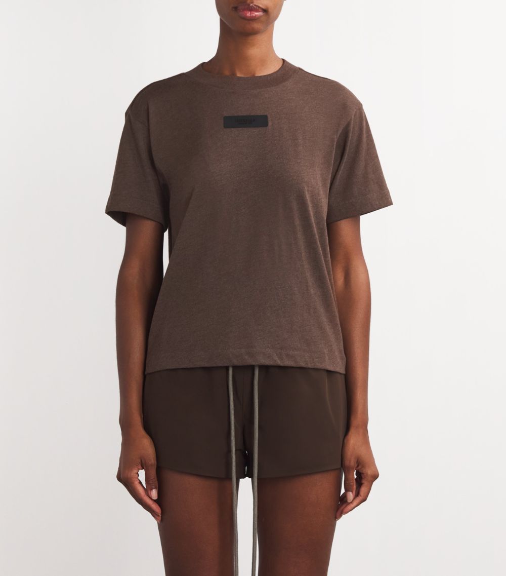 Cotton-Blend Logo Patch T-Shirt