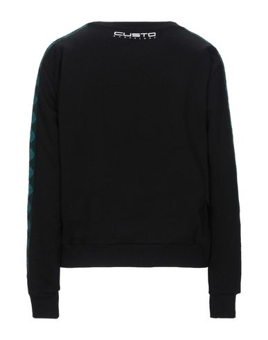 Woman Sweatshirt Black Size S Cotton