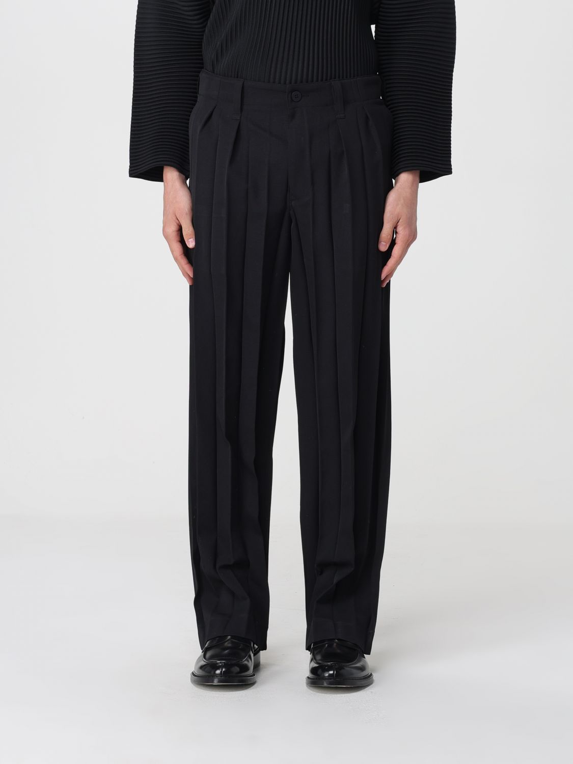 Pants Men color Black
