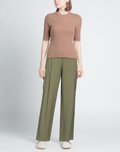 Woman Pants Military green Size 4 Viscose, Polyester