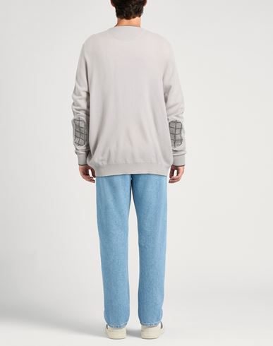 Man Sweater Light grey Size 48 Wool, Cashmere, Viscose