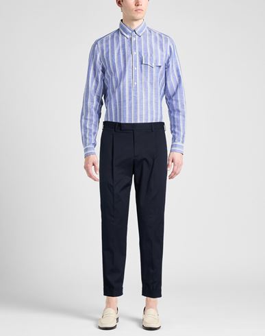 Man Pants Midnight blue Size 34 Cotton, Elastane