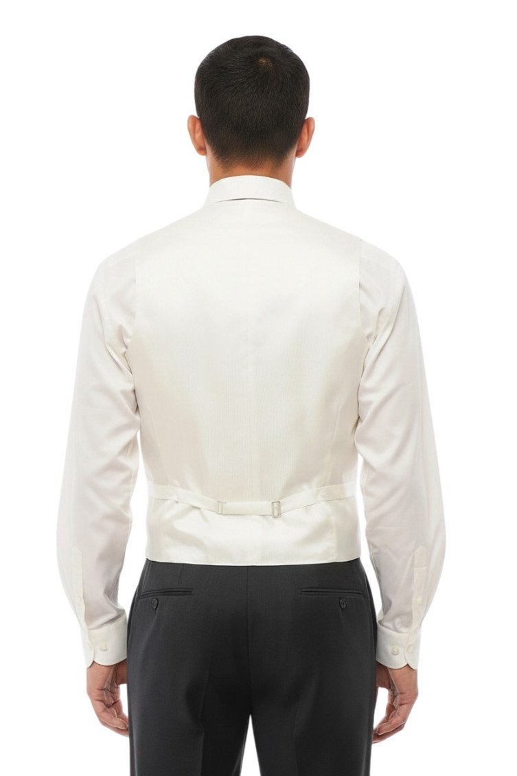 Light Blue Peaked Lapel Waistcoat