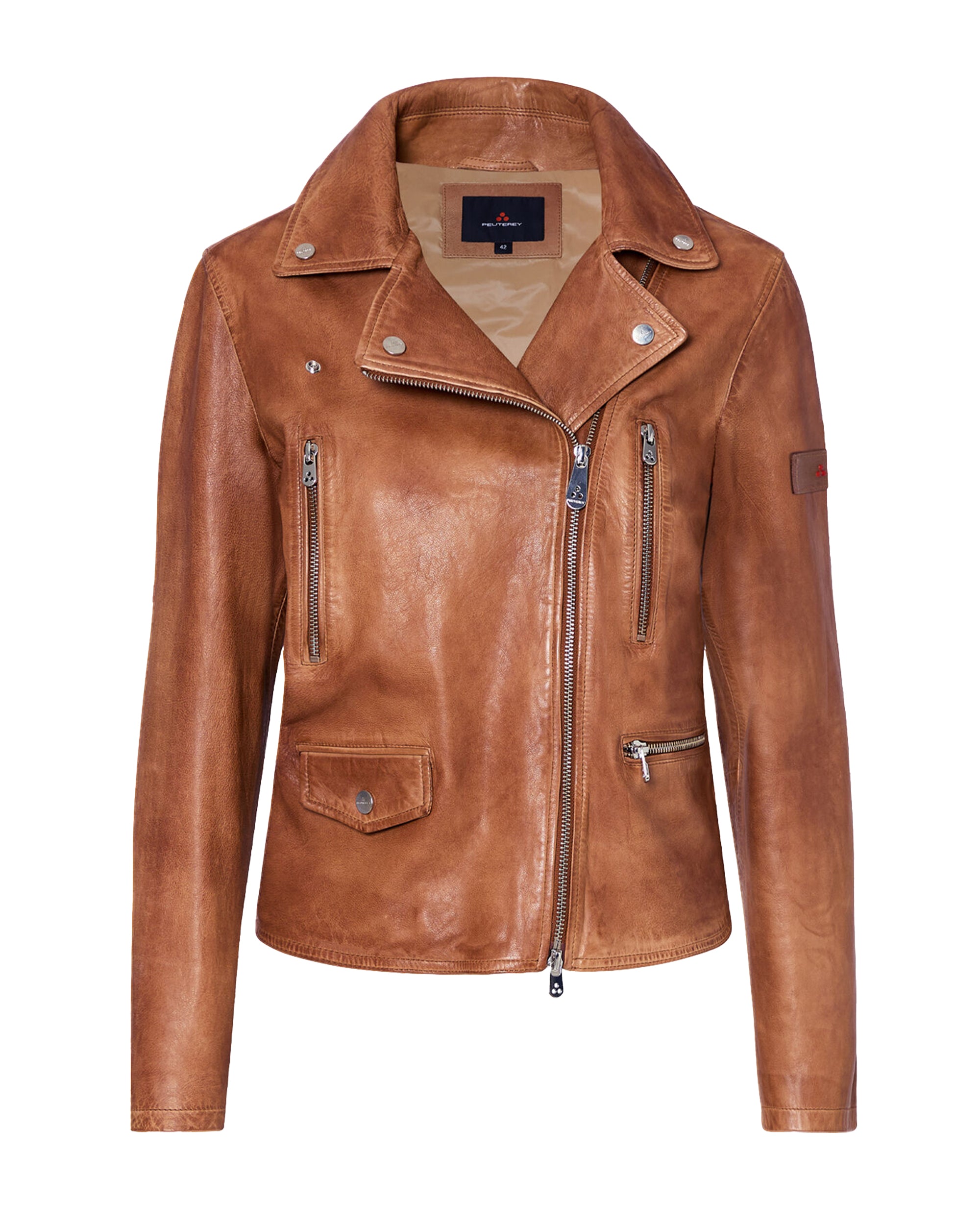 Leather Jacket — Brown