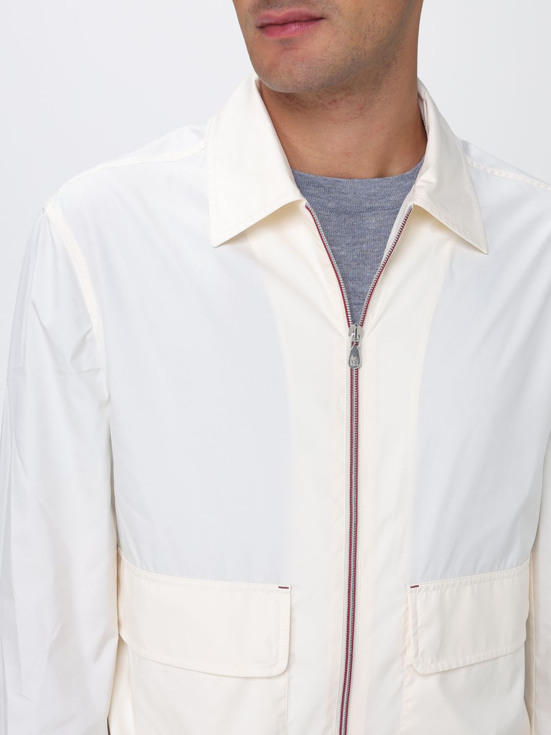 Jacket Men color White